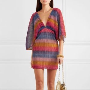 Rotate Birger Christensen Metallic Mini Dress